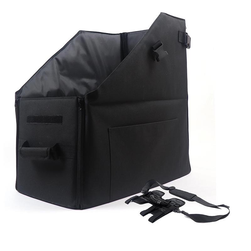 Compact Fabric Folding Bike Storage Box for 14-16 Inch Bikes, Fits Brompton