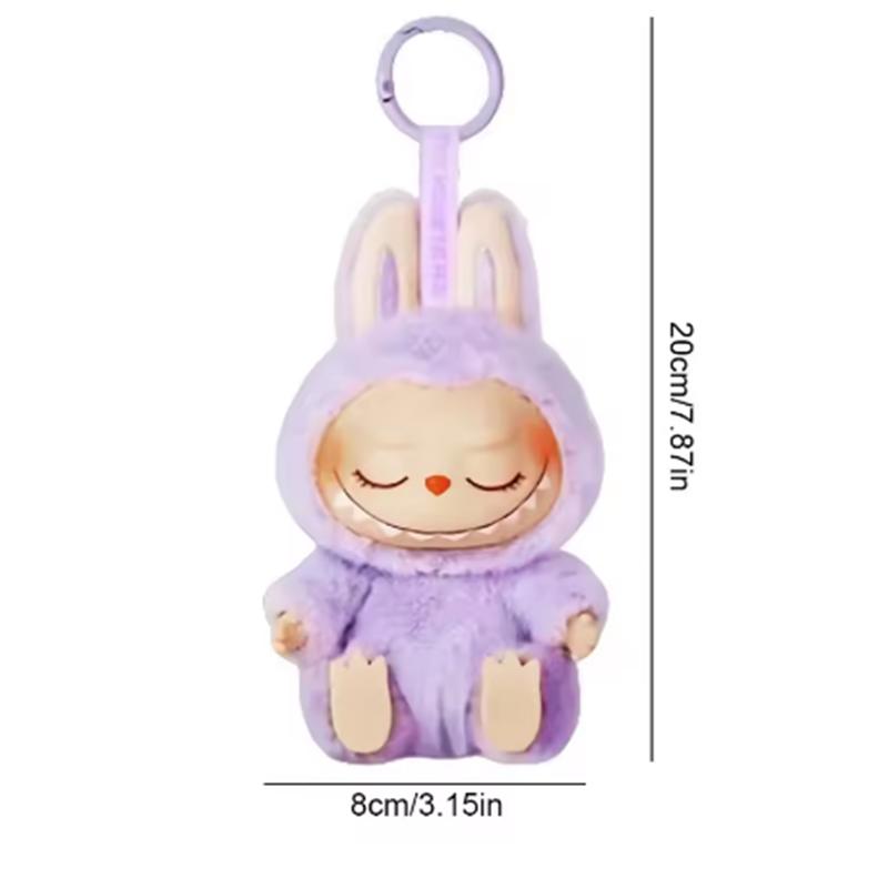 Лабубу Сидящий 1:1 Высококачественный Макарон 2-й Вечеринка Монстров Виниловый Плюшевый Блайнд Бокс Декоративная Коробка-Сюрприз Коллекция Кукол