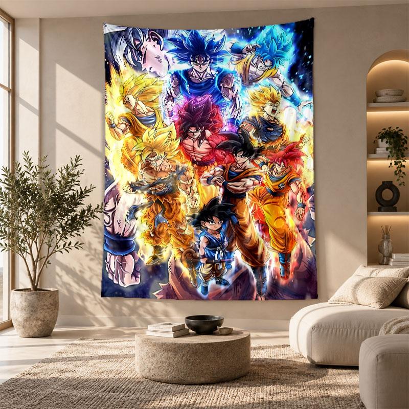 Decorative Tapestry,Naruto Printed Wall Art, Lightweight Wall Hanging For Bedroom Background