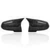 2 Pieces Rearview Mirror Cover Cap Carbon Black for BMW Series 1 2 3 4 X M 220i 328i 420i F20 F21 F22 F23 F30 F32 F33 F36 X1