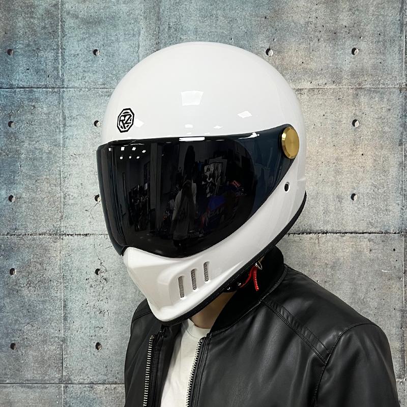 Одобренный Dot, мотоциклетный шлем с полным покрытием, винтажный шлем Cafe Cruiser, линзы из поликарбоната, подкладка из замши