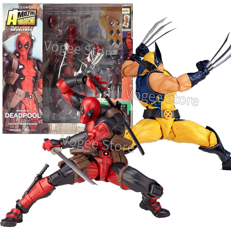 Deadpool And Wolverine Action Figure 16cm X-Men Super Hero Collectible Model Doll Gift