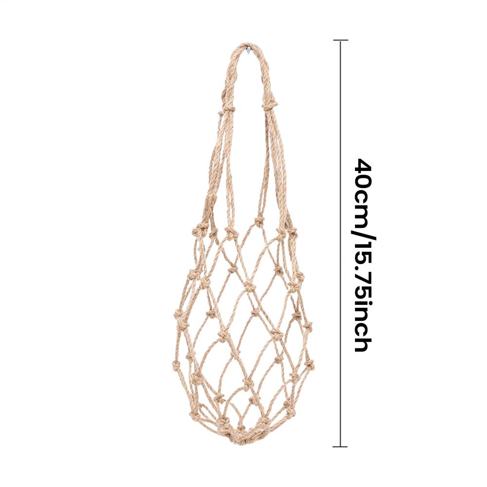 Hand Woven Bottle Mesh Bag Manual Weave Multipurpose Storage Mesh bags for Home Bar Restaurant Camping Outdoor Net Bags