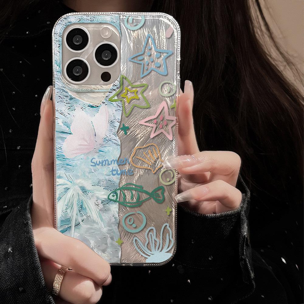 Чехол для телефона Feather Luster для Samsung A53 A14 A33 A12 A32 S24 S23 Plus S20 S21 FE для iPhone 17 15 16 13 Pro 17 16 Pro Max Чехол для телефона с бабочкой и бантом