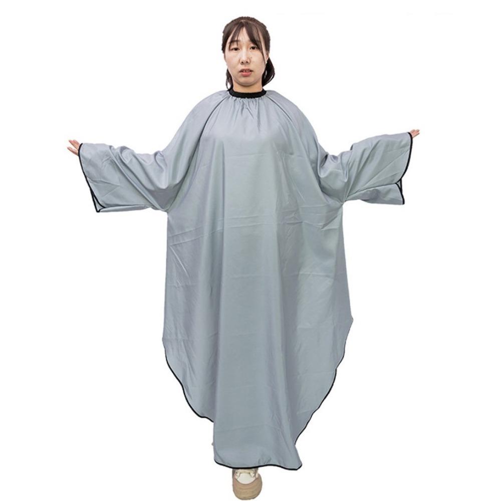 Профессиональная накидка с длинным рукавом для стрижки волос, водонепроницаемая, салонная парикмахерская ткань, парикмахерская