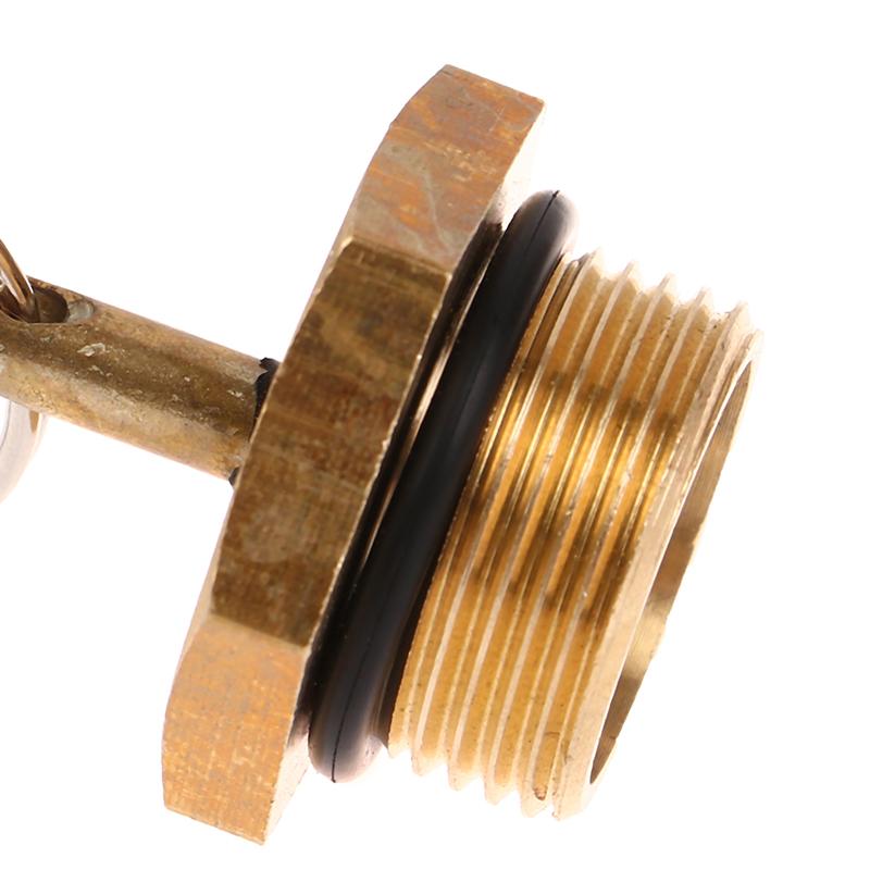 Truck Air Tank Drain Valve Anti-Rust Antifouling Air Tank Drain Switch Type 151 Copper Plug Screw Auto Parts