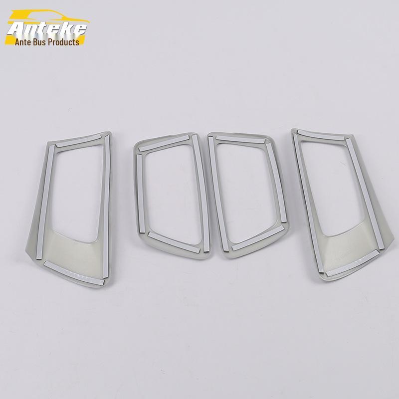 15 Camry Внутренние дверные чаши Хромированное кольцо и Защитная пленка от царапин Набор