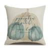 Thanksgiving Linen Pillowcase Autumn Pumpkin Print Pillow Cushion Cover