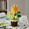 Новый продукт Моделирование Маленький букет в горшке Украшения Крошечные частицы Собранные строительные блоки Игрушки для отдыха Подарки на день рождения для девочек