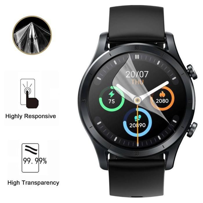 Защитная пленка для экрана Realme Watch R100 [6 шт. в упаковке] Ультратонкая прочная защитная пластиковая пленка Phonillico