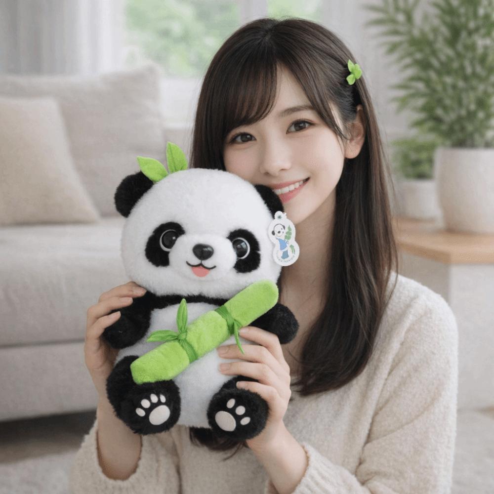 25cm Size Kawaii Panda Soft Stuffed Bear Doll Animal Bear Plush Toy  Kids Presents