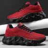 Men's Running Shoes Big Size Comfortable Outdoor Sports Mesh Breathable Lace-up Shoes Lightweight Thick Bottom Soft Sneakers Man