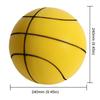 Indoor Silent Basketball Sports Bouncy Balls High Density Microfiber Material Children Adults Ball Training Complimentary