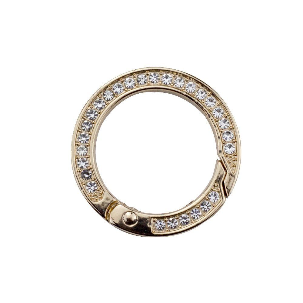 3 шт. Круглые пружинные пряжки-кольца 35 мм Пряжка для сумки/ремня Нажимной триггер Кошельки Сумки Пряжки