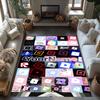 Roblox 487 Customize Text Floor Rug Office Rug Design for Kitchen Living Rooms Study room Outdoor Antislip Carpet Office home decor