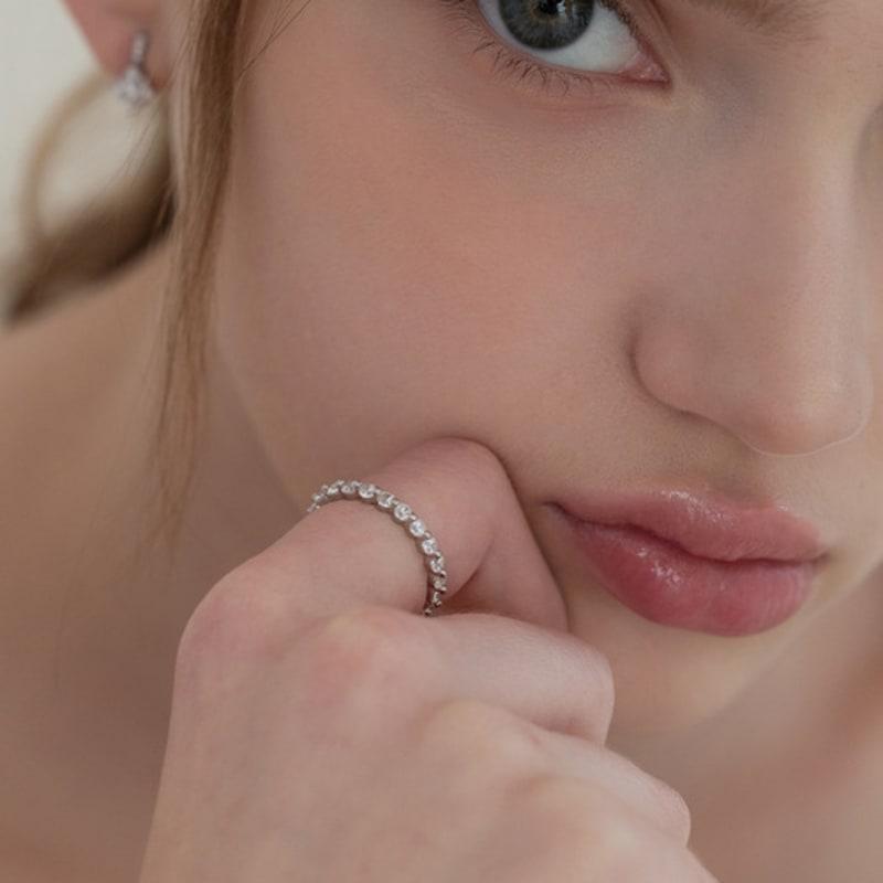 Tatiana (Серебро 925 пробы) Кольцо Вечности CR1887 №13