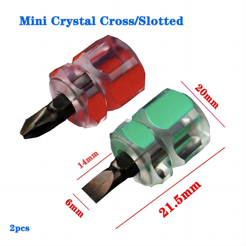 Набор отверток, набор мини-маленьких портативных отверток с головкой редиса, точные инструменты для ремонта автомобиля, ручные инструменты для ремонта с прозрачной ручкой