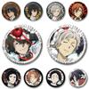 32/44/58mm Ryunosuke Akutagawa Nakahara Chuuya Edogawa Rampo Badge Anime Cosplay Brooch Pins for Clothes Accessorie Jewelry Collar 44 58mm