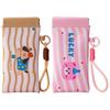 2Pcs Waterproof PU Leather Glasses Bag Cartoon Sunglasses Protective Cover Cosmetic Bag  Travel