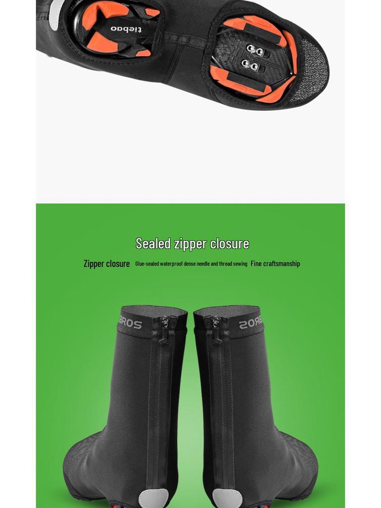 Водонепроницаемые теплые велобахилы ROCKBROS для обуви для шоссейного и горного велосипеда