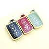 Gold Edge 2/3/4 Buttons TPU Car Remote Key Case Cover Shell Fob Bag for Toyota Land Cruiser Corolla Camry RAV4 Highlander Auris CHR Avalon