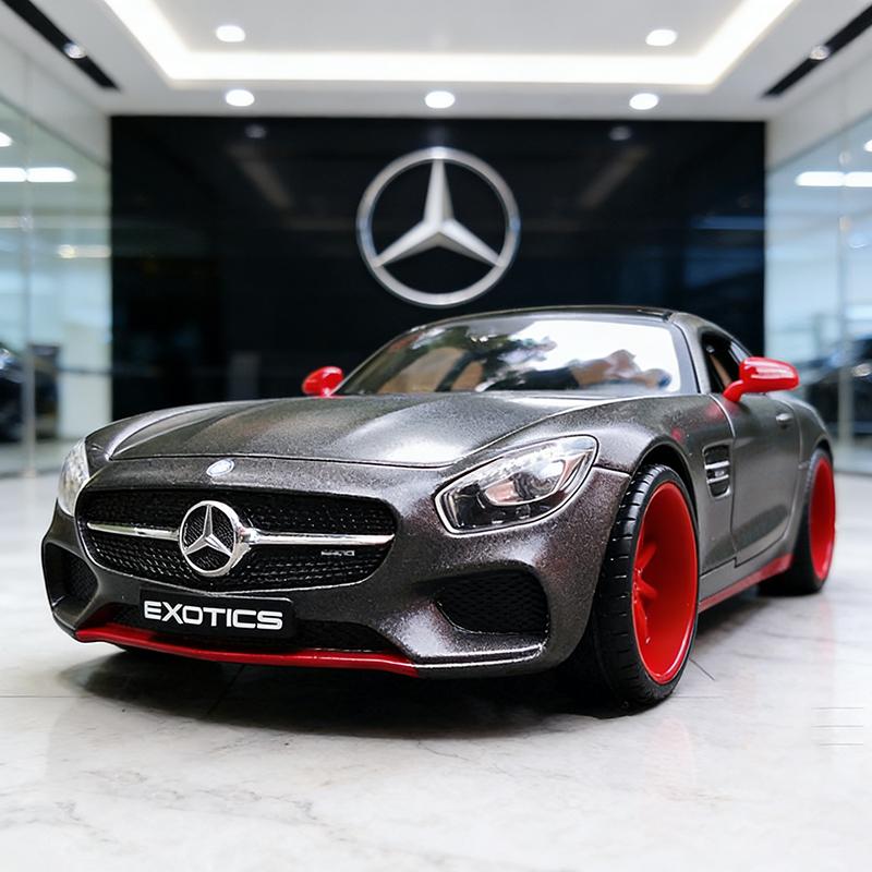 Майсто 1:24 Модель автомобиля Mercedes-Benz AMG GT из сплава, модифицированный автомобиль, литые модели и игрушечные транспортные средства, модель автомобиля, миниатюрная модель автомобиля для детей