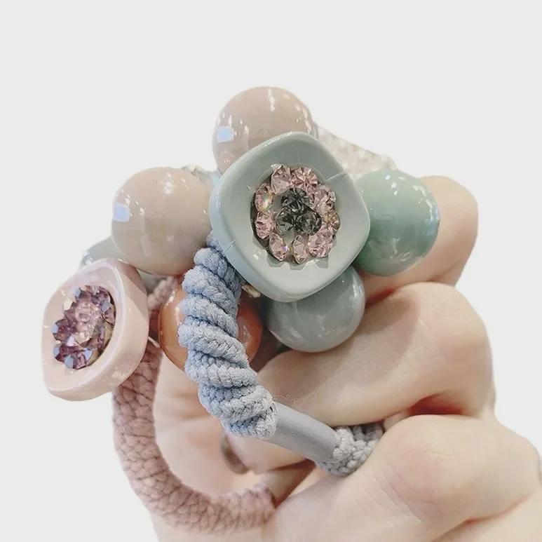 Korean Fresh Forest Hair Accessories – Simple Elastic Hair Band and Stylish Bracelet