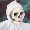 Dekoracja ozdoba halloween zjawa upiór duch szkielet wiszący biały 75 cm