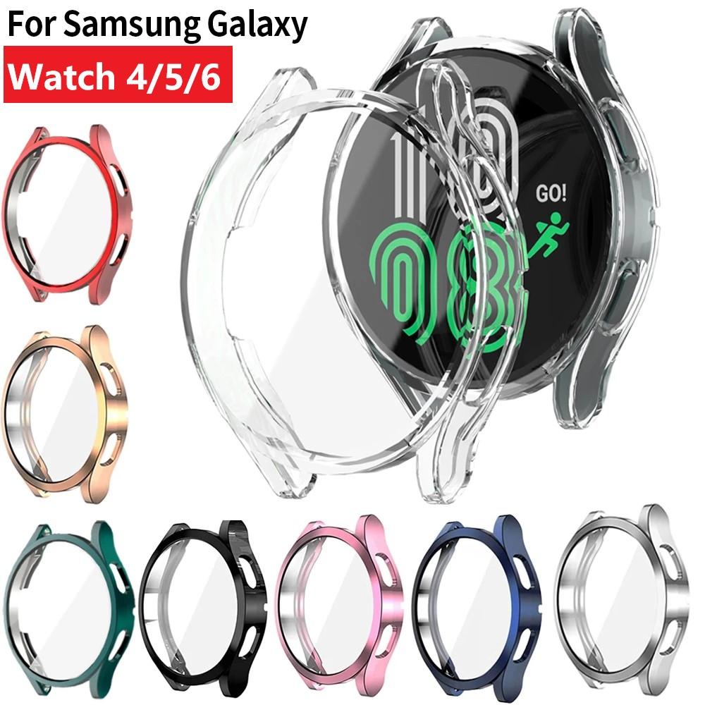 Защитный корпус для Samsung Galaxy Watch 4/5 40 мм 44 мм Защита экрана ТПУ Полная защита Бампер Защитная крышка для Watch 6 40 мм 44 мм