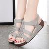 Women Summer Wedge Roman Sandals Outdoor Dressy Open Toe Casual Walking Sandals for Girls Big Size Platform Thick Sole