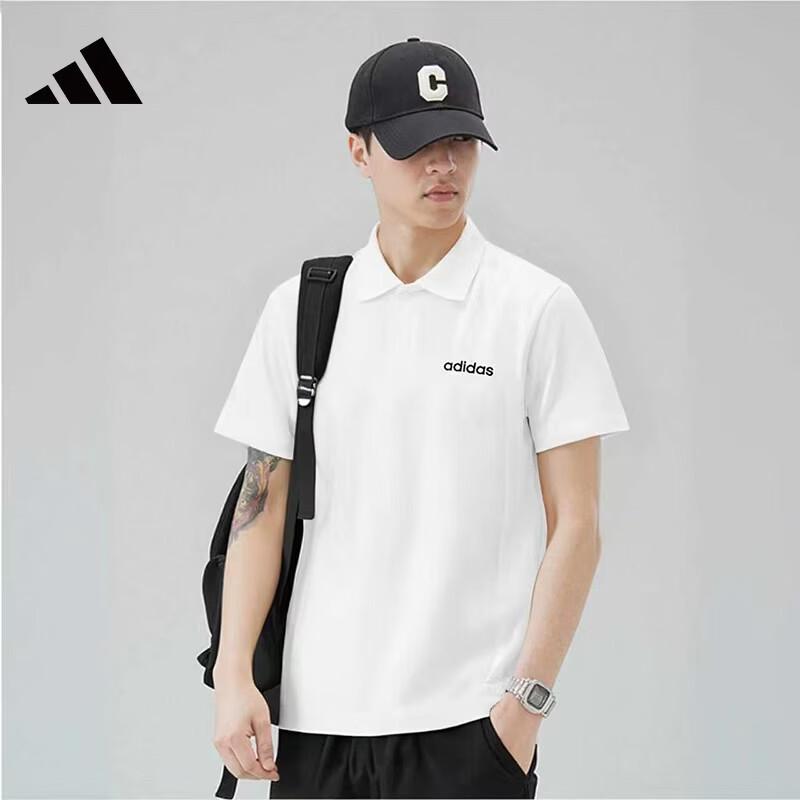 adidas Дышащий спортивно-повседневный топ с коротким рукавом