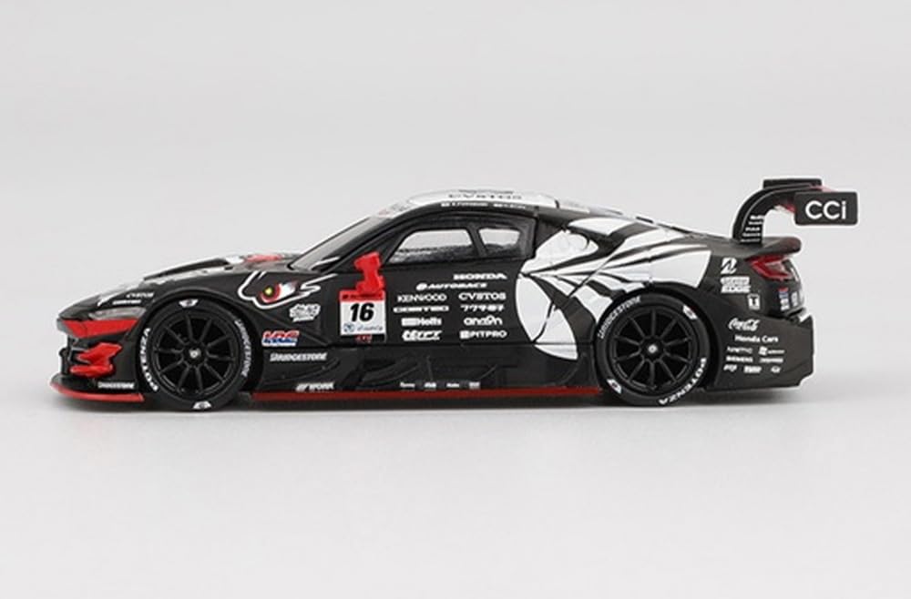 Sunrich MINI GT Scale Honda Type S GT500 SUPER GT Series 2023 ARTA MUGEN ARTA Japan Exclusive Finished Model 1/64 NSX-GT #16 NSX-GT (Left-Hand Drive)