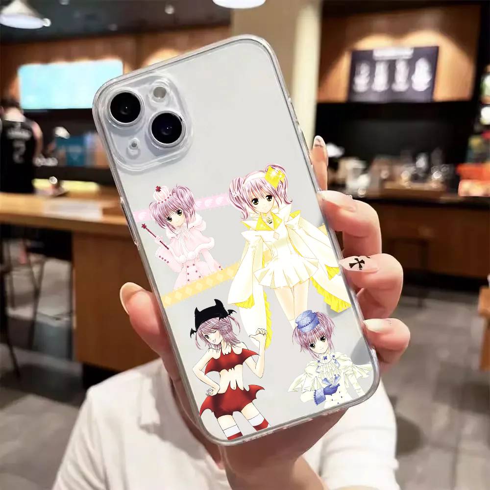 Аниме s-Shugo c-Chara Роскосный прозрачный чехол для телефона для iPhone 17 16 15 Pro Max 14 13 12 11