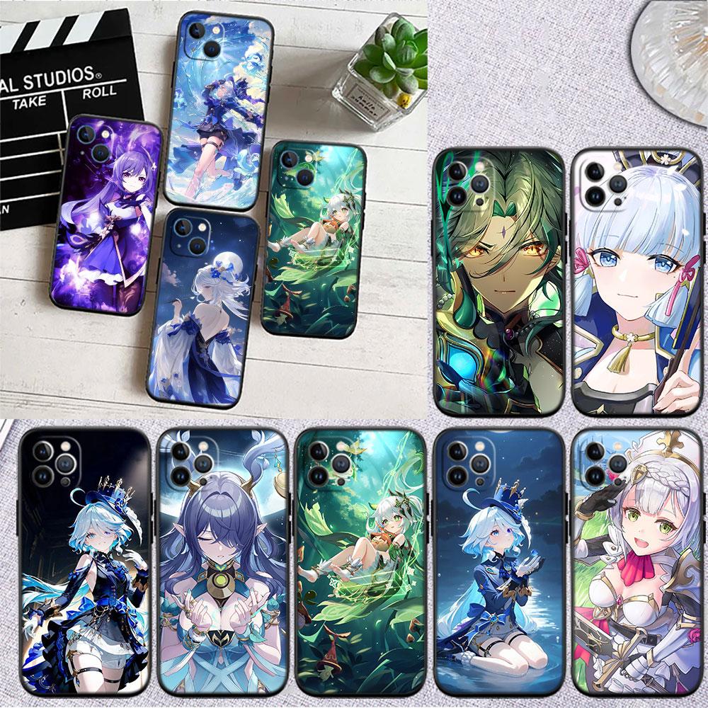 LO47 Genshin Impact Phone Case for Samsung Galaxy M06 M15 M16 M35 M55 M56 A36 A42 A50 A50S A51 A52 A32 A33 A05 A05S A06 A16 A20