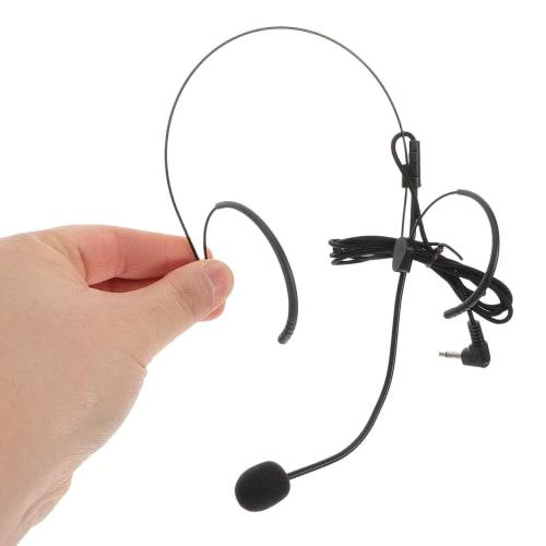 ERINGOGO Headset Microphone for Speakers, Teachers, and Education, Wired Microphone, Lightweight, Comfortable, Portable, and Convenient, Black