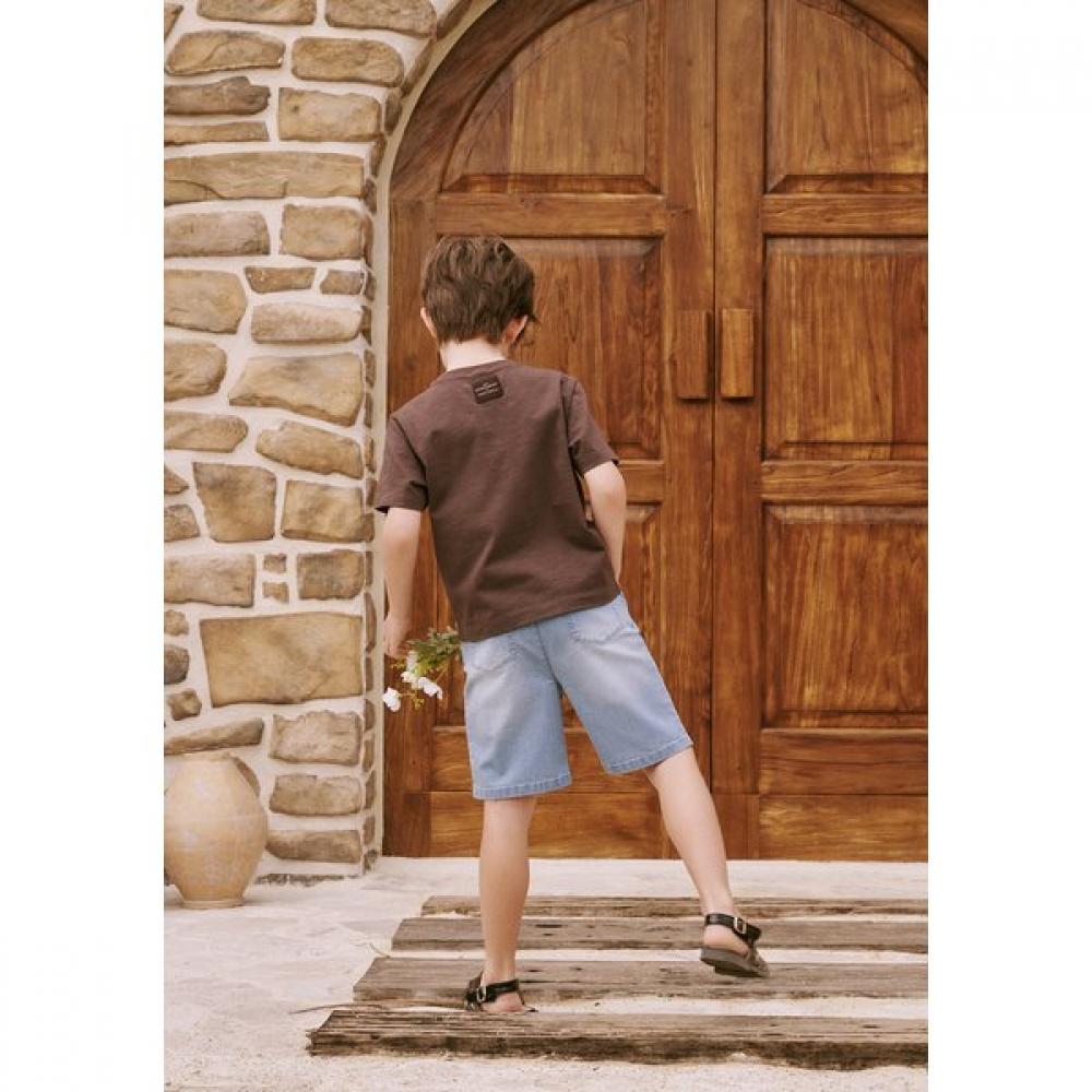 The Coffee Bean   Tea Leaf Sky Blue Denim Shorts Bz31pt01sb