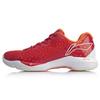 Li Ning Raid Амортизация Легкие Противоскользящая Поддержка Низкие Бадминтонные Кроссовки Унисекс Красные AYZQ007-1