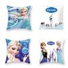 The Frozen Snow Queen Cartoon Cushion Cover Linen Material Cozy Spaces Home