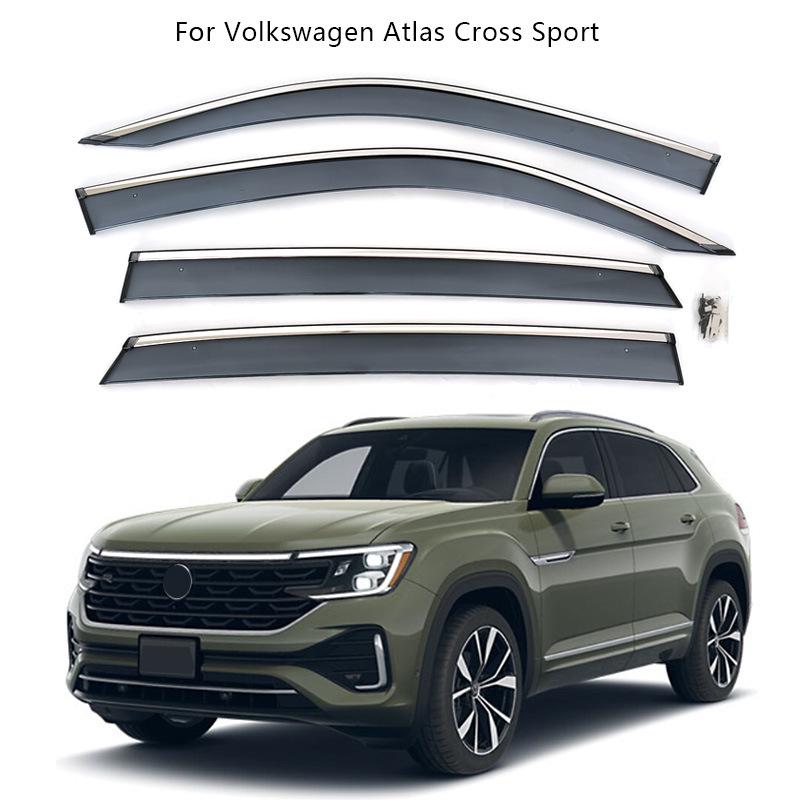 Дефлекторы боковых окон Volkswagen VW Atlas Cross Sport от дождя и солнца