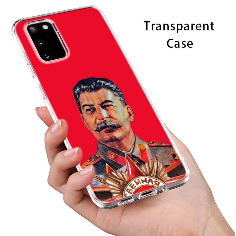 Мягкий чехол для телефона «Сталин Советский Союз» для Samsung Galaxy S22 Pro S21 S20 FE Ultra S10 S10E Lite S9 S8 Plus S7 S6 Edge