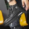 New Fashion Autumn And Winter Men's High Top Martin Boots Students Male Boys Trending Soft Sole Work Shoes Labor Protection Martin Sneakers
