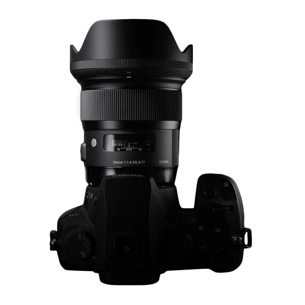 Sigma Объектив SIGMA Sigma Nikon F Mount 24 мм DG HSM с одним фокусом, широкоугольный, полноразмерный, художественный, выделенный F1.4