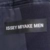 ISSEY MIYAKE Wool Linen Blend Tailored Jacket 1 Navy Made In Japan Men's Used