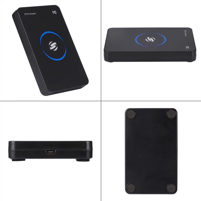 Бесконтактный HF RFID USB-считыватель смарт-карт 13.56 МГц для одной карты MF1 S50 S70