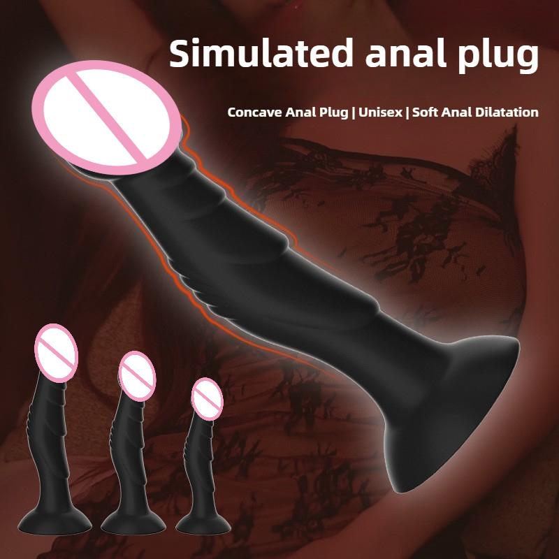 1Pcs,Penis Head Silicone Anal Plug,Beginner To Expert,3 Size Butt Plug,G-point Massage,Sexual SM Product,Adult Pleasure,Sex Toys