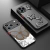 Простой чехол с принтом бабочки для iPhone 17 Air 16e 16 15 14 Pro Max 13 15 Pro 17 Pro 17, противоударный, с мягкими краями, матовая крышка для телефона из твердого ПК