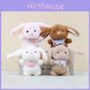 Charming Plush Rabbit Doll Keychain Soft Stuffed Toy Cute Bag Charm For Kids