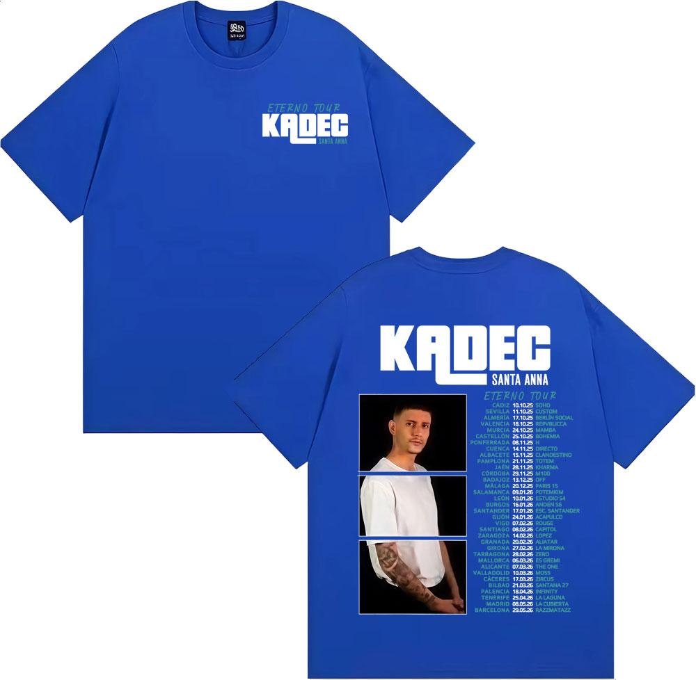 Kadec Santa Anna Eterno Tour 2026 Graphic Tshirts Men Women Fashion Vintage Short Sleeve T Shirts 100 Cotton Oversized Tshirt