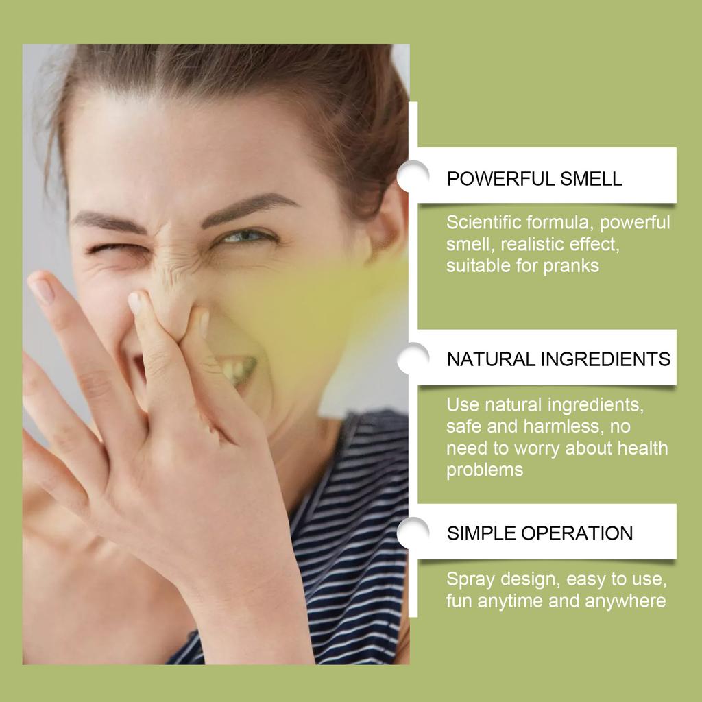 100ml Super Stink Fart Spray–Prank Trick Spray with Extra Potent Stench,Fake Poop Scent,Emitting"Foul Fart"Odor,Party Supplies