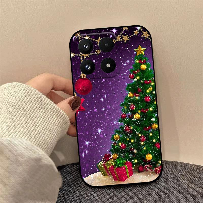 Christmas Silicone Case For Xiaomi 17 Pro Max 15 14 13 Ultra Pro 13Lite Cover Soft TPU Shockproof Protective Shell Fundas Coque